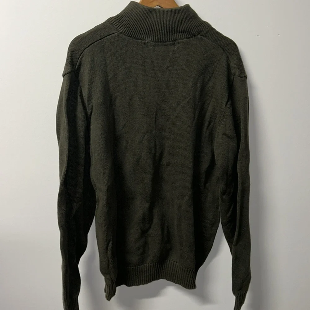 Oscar De La Renta Quarter‎ Zip Pullover Sweater Size Large
